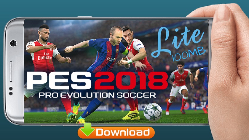 PES 2018 Lite Android Update HD Graphics Real Faces Download