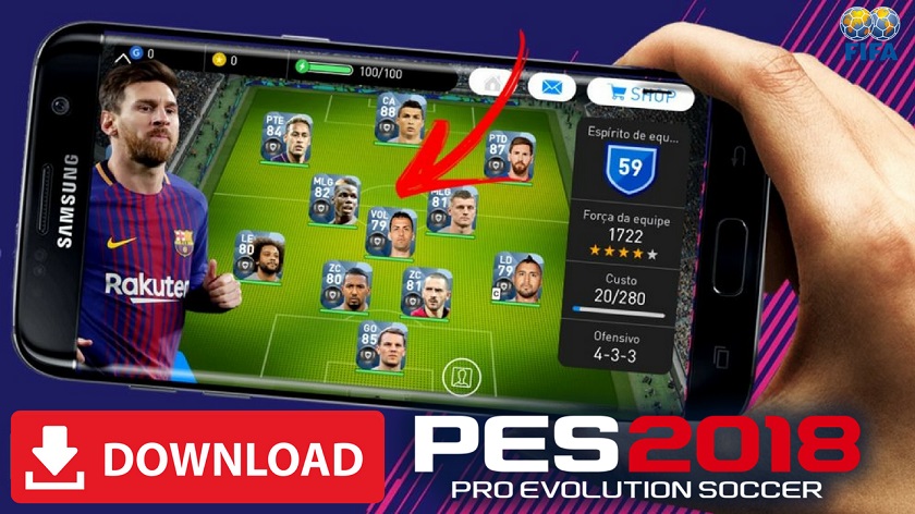 PES 2018 Mod Apk Unlocked Players and Infinite Money Download
