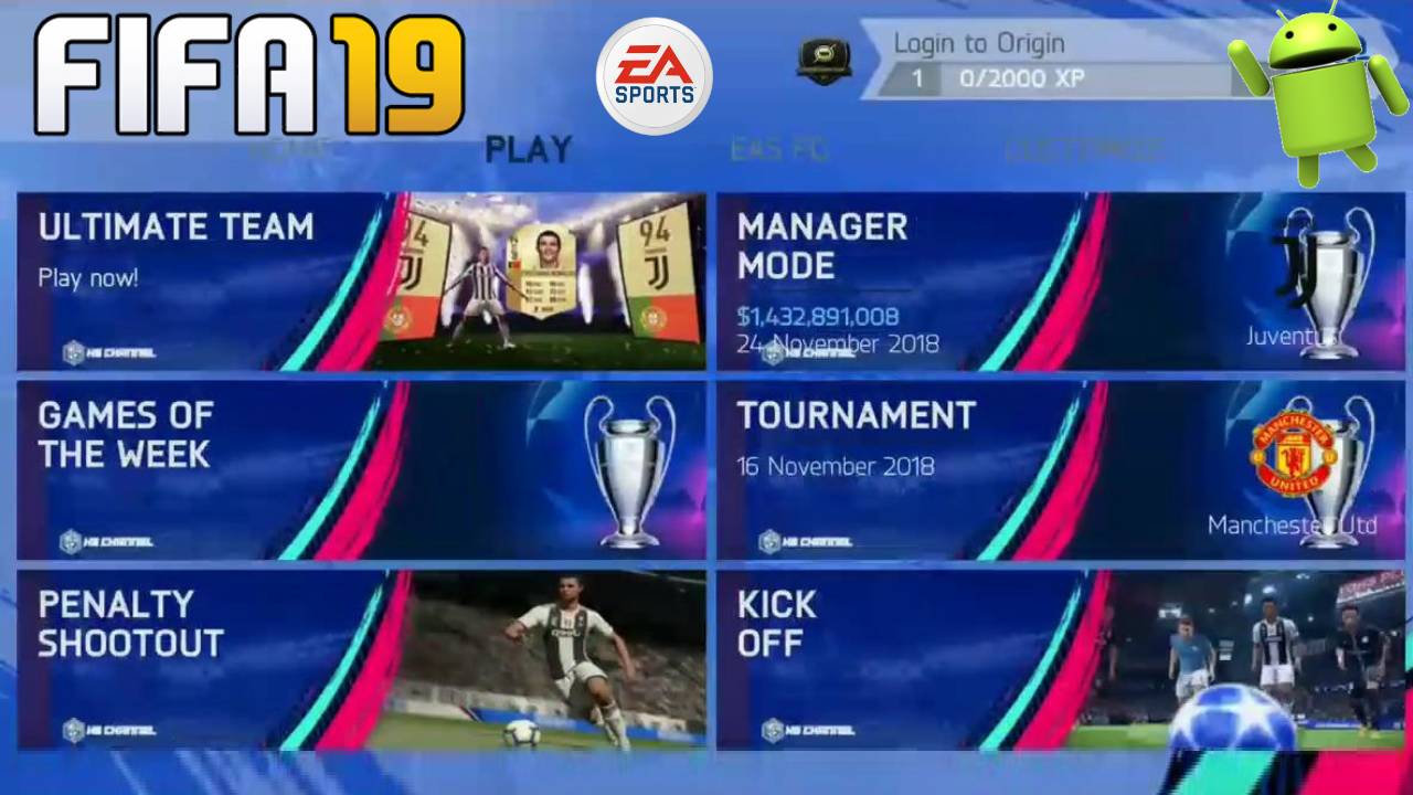 FIFA 19 Offline Android Fix Patch Game Download
