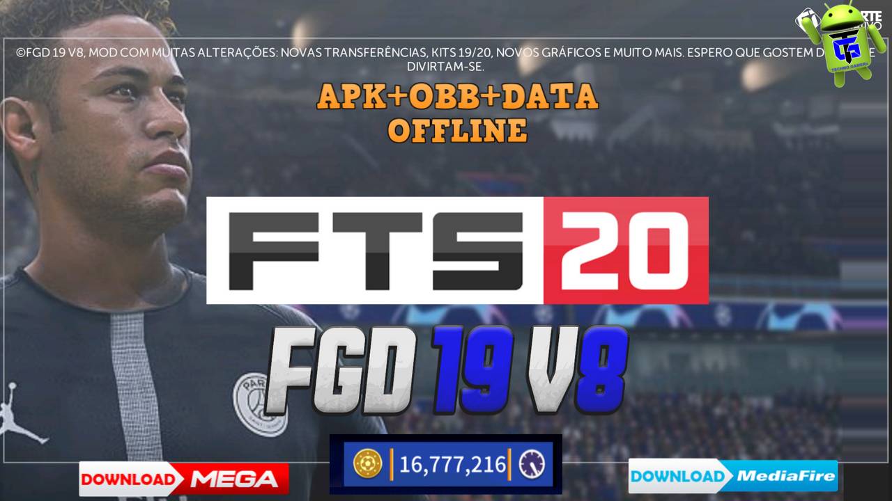 FTS 2020 Mod FGD v8 Android APK OBB Data Download