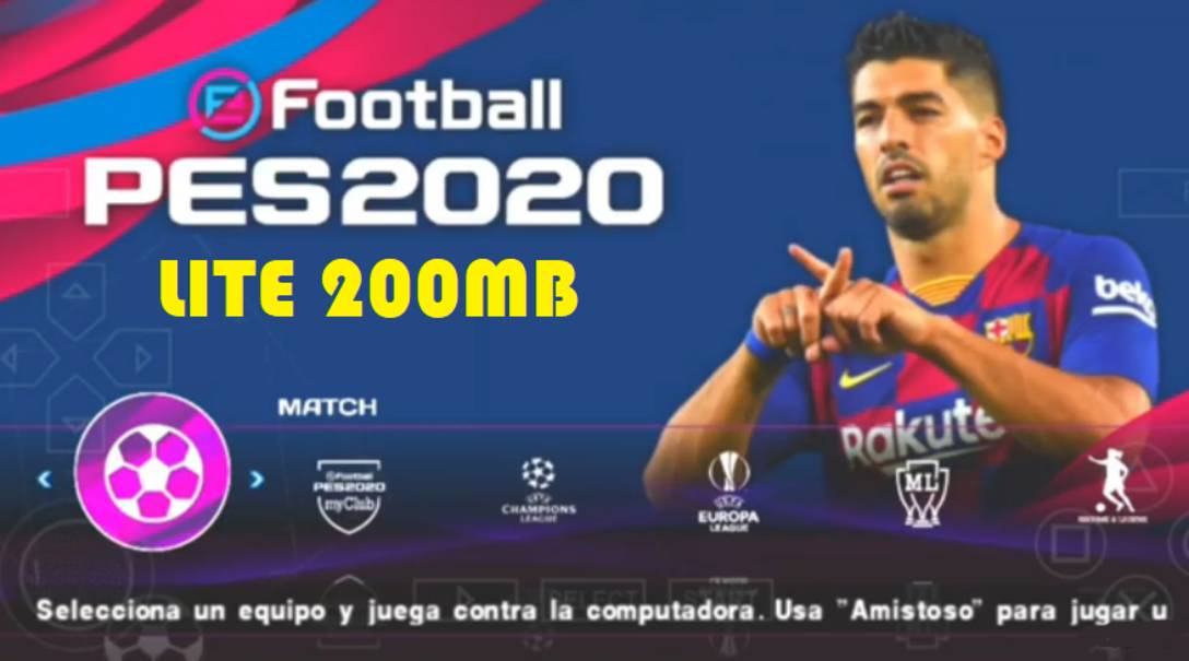 PES 2020 Lite Android Offline 200MB V4 Latest Transfers Download
