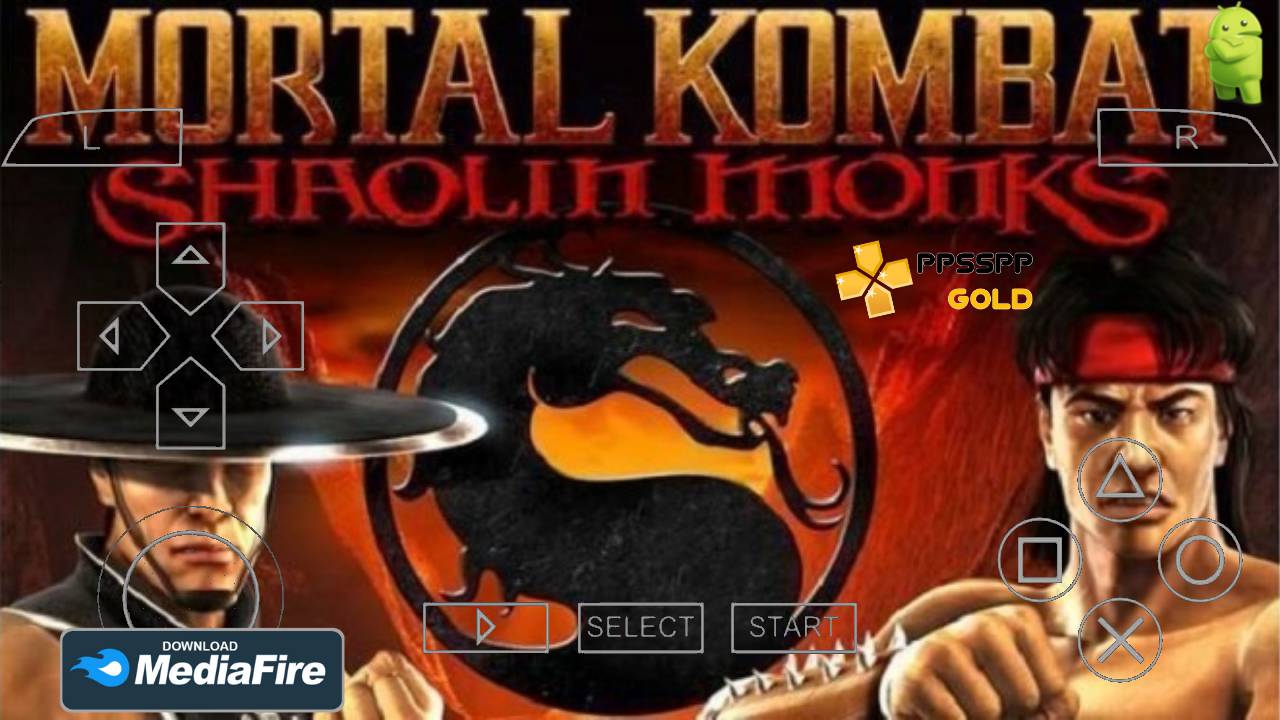 Mortal Kombat Shaolin PPSSPP Gold Android Download