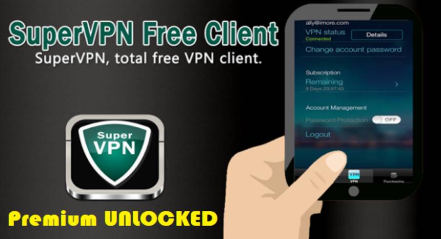 Download SuperVPN APK Mod Premium Unlocked for Android