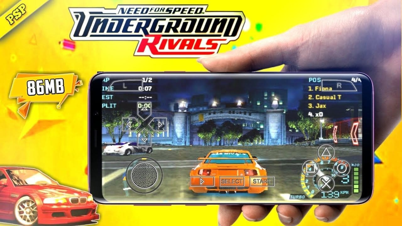 Download NFS Need for Speed Underground Rivals PPSSPP Android