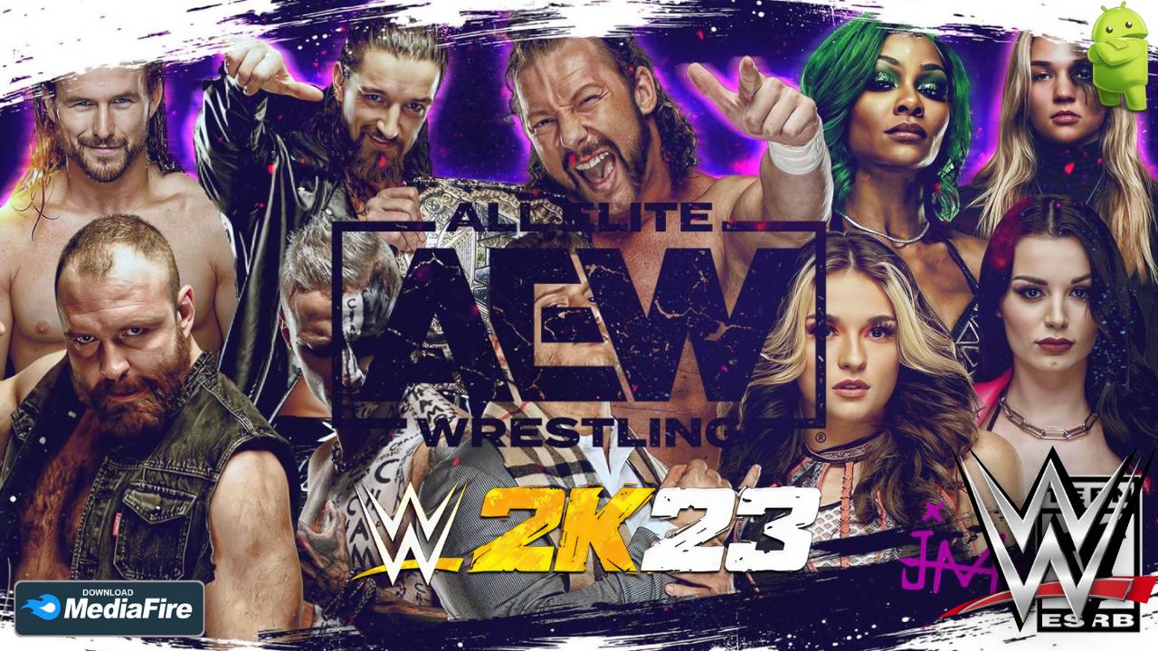 Donload AEW 2K23 APK Mod Unlocked WWE