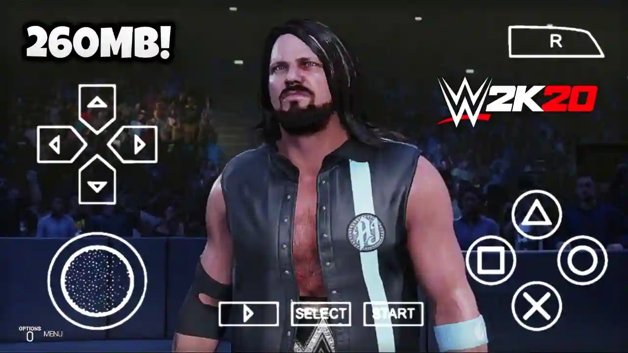 Download WWE 2K20 PPSSPP ISO Zip for Android