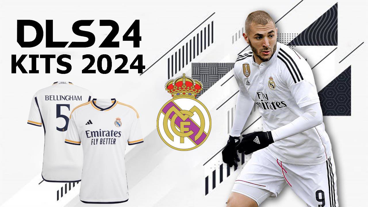 Real Madrid Kits 2024 DLS 24 FTS Logo