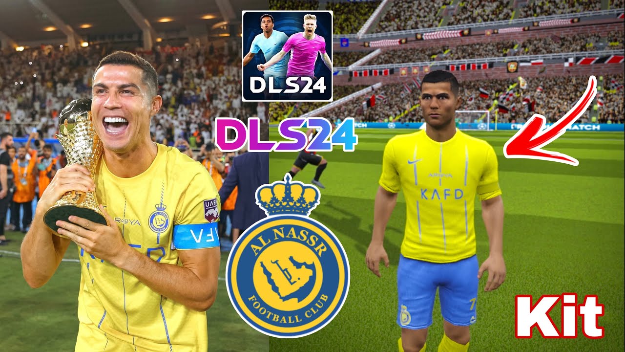 Al Nassr DLS 24 Kits 2024 Dream League Soccer